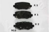 ASHIKA 51-09-913 Brake Pad Set, disc brake